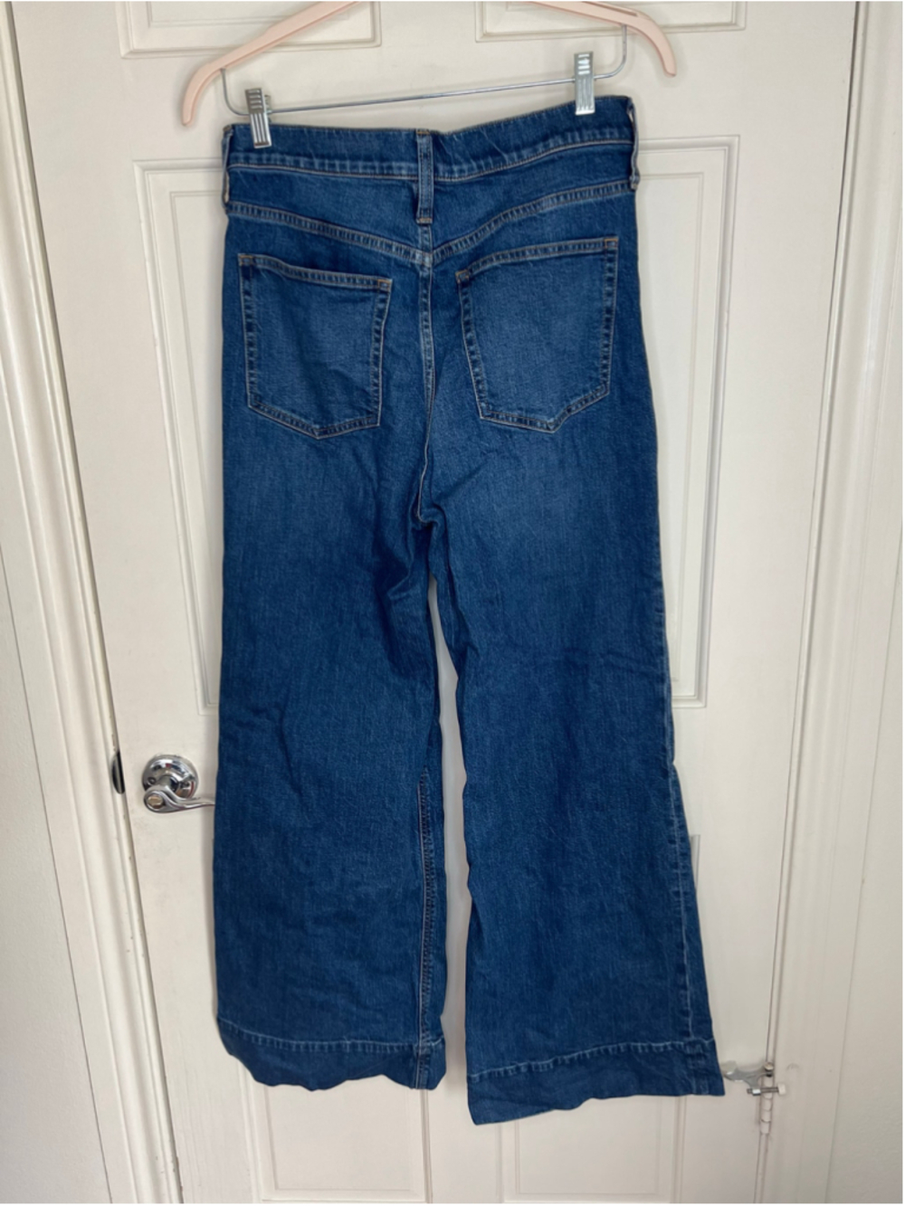 J. Crew Wide-leg denim trouser jeans Medium Wash 30 - Picture 12 of 12